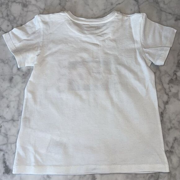 Gucci White and Green Short Sleeve Tees 36M - Picture 7 of 8